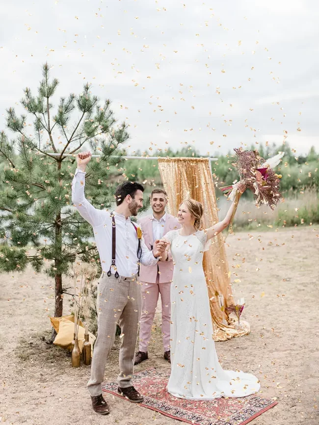 Hochzeitsfotograf Amberg für freie Trauung zur Hochzeit am See mit Trauredner Steffen von Stefany Weddings