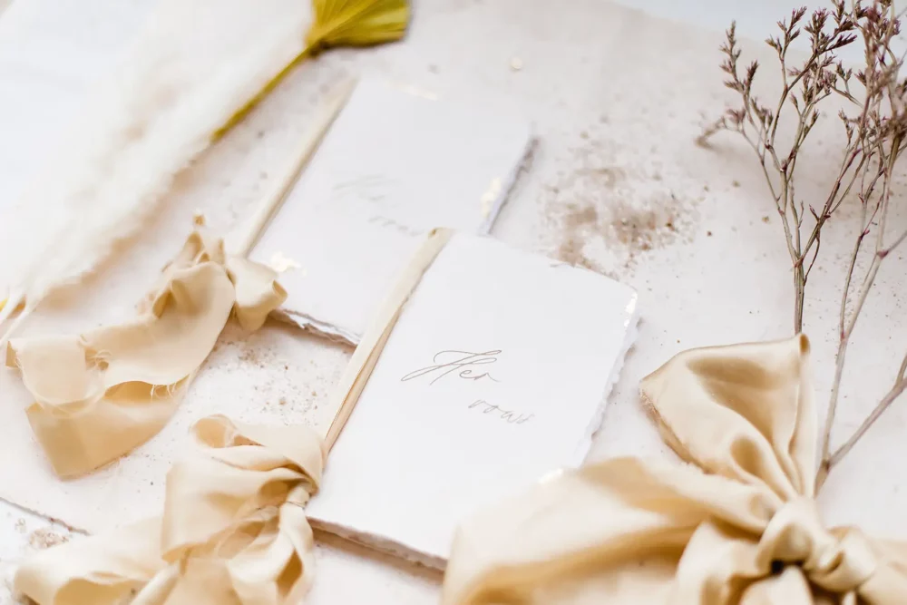 Hochzeitsdeko Papeterie Ehegelübde 