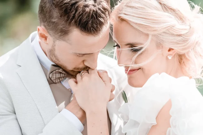 Hochzeitsfotograf zur Hochzeit im Nemsdorfer Hofgarten Hochzeitslocation bei Nürnberg