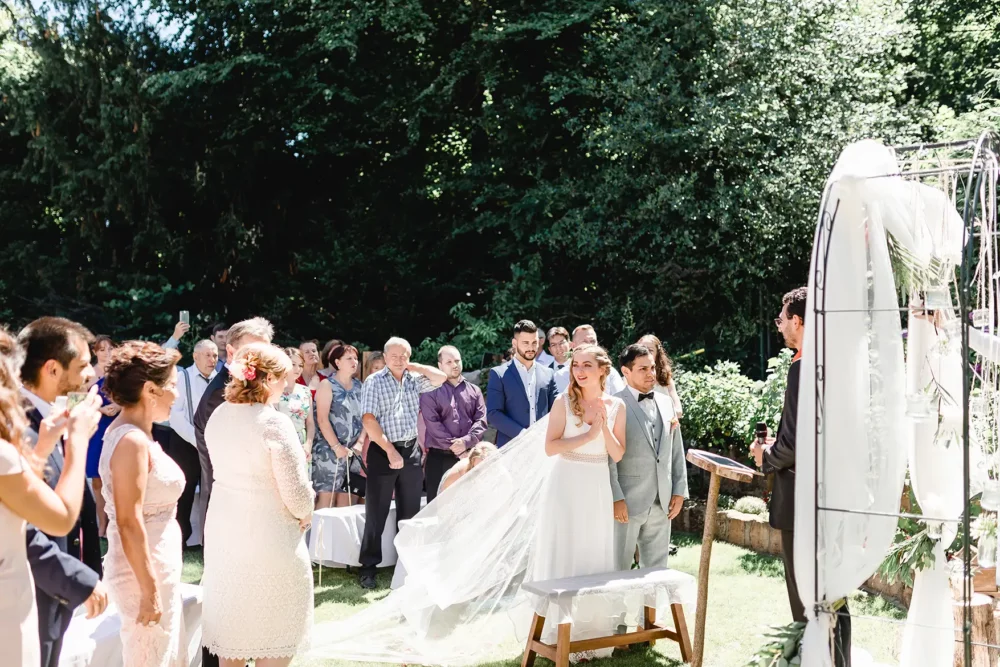freie Trauung Nürnberg zur Gartenhochzeit mit Hochzeitsfotograf & Trauredner