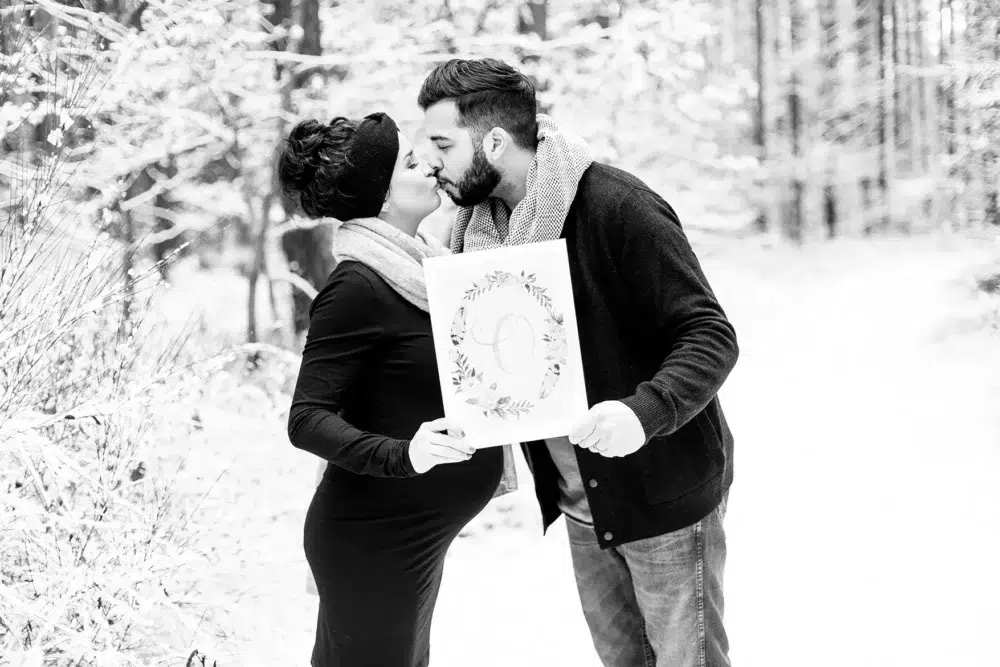 Babybauchshooting mit Partner in Nürnberg mit Fotografin aus Amberg