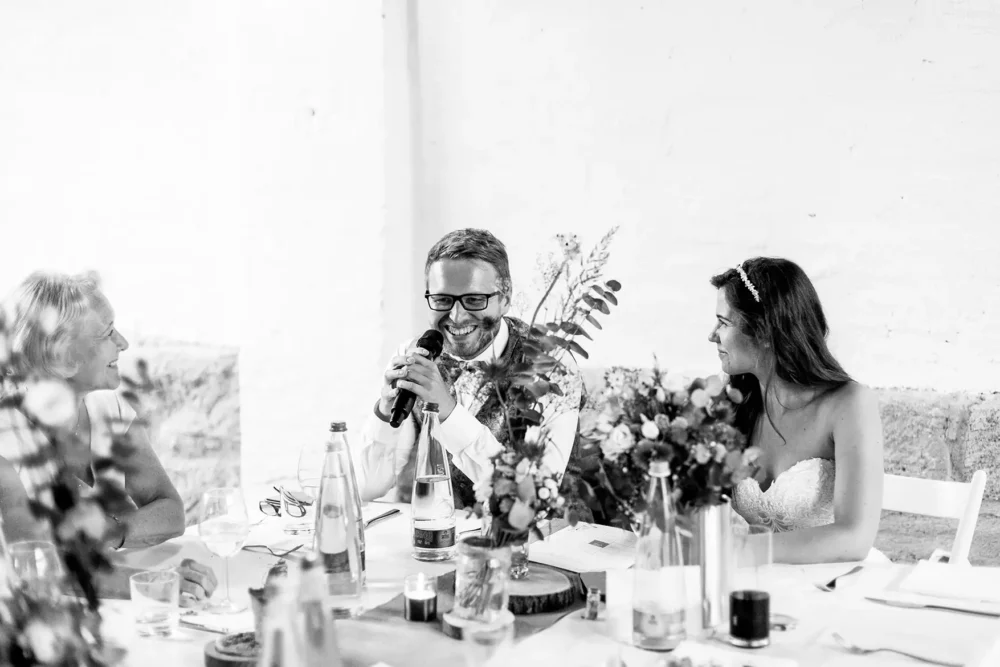 Hochzeitsrede im Keidenzeller Hof zur Hochzeit mit Fotografin in Hochzeitslocation Nürnberg Fürth